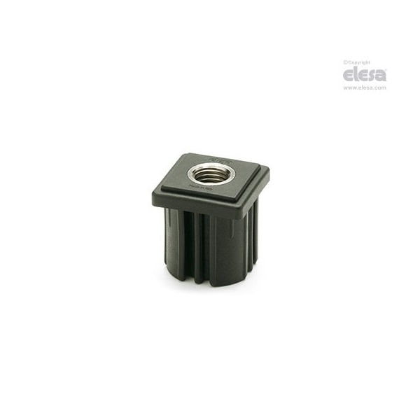 Elesa Square end-caps for tubes, ND.Q-40x2-M8 ND.Q - main